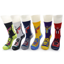 Customized Wholesale Cotton Men's Towel Bottom Breathable Shaping European And American Fashion Trend Basketball Sports Socks