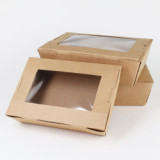 48 oz 1350 ml  kraft cardboard boxes paper meal boxes