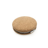 Professional 2021 New Private Pocket Small Cork Makeup Mirror Custom Compact Mirror
