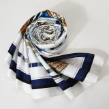 Natural Silk Scarf Women Bandana Female Hair Scarf for Women Silk Women's Square Silk Headband Scarf