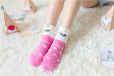 2021 Cartoon Socks Coral Fleece Socks For The Elderly Christmas Socks Elk In Tube Floor Warm Christmas