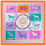 New Style 2021 Spring Summer Lady Sunscreen Square Silk Shawl Women's Quality Printing Silk Scarves Fashion Beach Headscarf