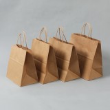 Hot Sale Custom Kraft Paper Bag Manufacture Low MOQ High Quality White/Black/Red Cheap Paper Bag