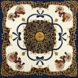 Wholesale Price Latest Design Women Silk Small Square Scarf Female Carriage Print Ladies Charming Silk Scarf