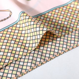 Fall Winter New Silk Scarf Women European Style Horse Whip Pink Twill Silk Square Scarf Gift Scarf