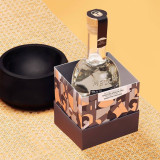 Custom Printing Premium Eco Friendly White Foldable Paper Whiskey Wine Bottle Gift Box Packaging