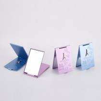Portable Cosmetic Pocket Mirror Small Aluminium Pocket Mirror Travel Mirror
