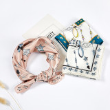 Good Price High Quality Women Neck Silk Square Head Scarf, Ladies 100% Silk Scarf