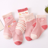 Baby Sock Autumn And Winter Combed Cotton Baby Cartoon Boys and Girls Middle Stockings