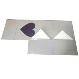 Custom eco friendly paper packaging  folding gift boxes i love you box for mothers day with window