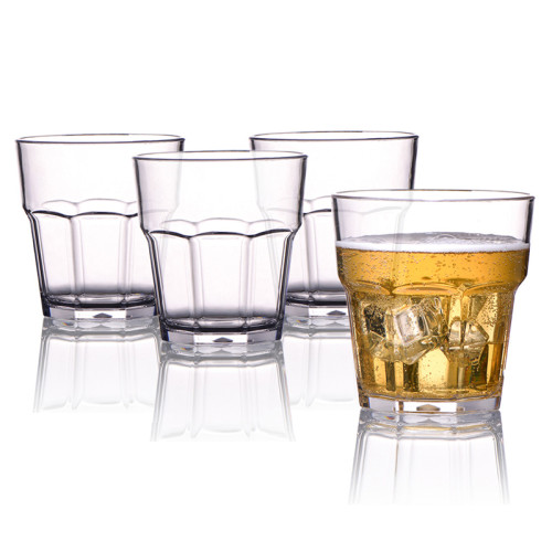 Crystal Whiskey Glasses 5 OZ Set of 3, Rotatable Old Fashioned Glasses, Tumbler Rocks Bar Glass for Drinking