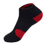 Custom Mens Cotton Hosiery Solid Colour Breathable Low Cut Short Ankle Socks Casual Sports Socks Wholesale