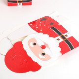 Wholesale Full Print Santa Claus Paper Box Christmas Box Packaging For Candy Christmas Cookie Cake Packing