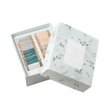 Custom Logo Lid And Bottom Paper Empty Coffee Loose Tea Gift Package Box With Foam