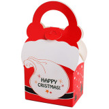 Wholesale Full Print Santa Claus Paper Box Christmas Box Packaging For Candy Christmas Cookie Cake Packing