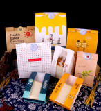 Food Grade Custom Logo Kraft Bread Paper Bag For Bread Packaging Paper Bag With Window
