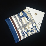 Silk Scarf Women Square Scarves Wraps Print Neckerchief Female Foulard Satin Silk Hijab Large Bufandas