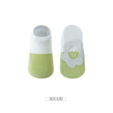 New Baby Socks Summer Thin Mesh Newborn Baby Socks Non-slip Combed Cotton Floral Children's Socks