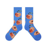 2021 Mens Funky Bakery Novelty Colorful 2021 Mens Funky Bakery Novelty Colorful  Socks Cotton Socks