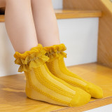 Girls Lace Stockings Korean Princess Dance Socks Children Lace Socks Wholesale