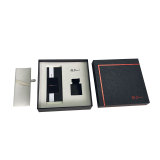 Custom Luxury Private Label Handmade Rigid Cosmetic Skin Care  Jewellery Gift Set Box Black elegant Mother Gift Packaging