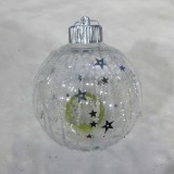 10cm clear plastic Christmas ball Ornaments