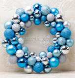 35cm Personalized plastic Christmas Ball ornament chain for decoration