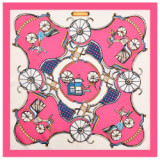 30 Patterns Fashion Scarves For Women Shawl Print Silk Satin Hijab Scarf Female Bandana 70*70cm Luxury Brand Square Shawls Scarf