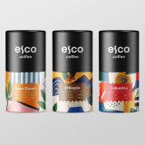 Custom logo cardboard paper cylinder round tea coffee capsule gift packaging box