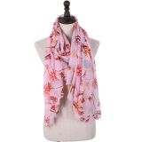 Wholesale high-quality various colors modern silk 90*180cm square printing scarf ladies