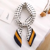 Spring And Autumn Lady Luxury Travel Shawl New Style Printed Large Square Beach Silk Head Scarf