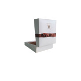 New Design Custom Logo Foldable  Romantics Wedding Ring Gift Box With Ribbon Marry Me Surprise Packing