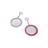 2021 hot sale hand mirror key chain custom acrylic keychain mirror for girls