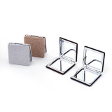 Pocket compact mini makeup mirror vanity pu cosmetic mirror compact mirror