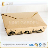 45oz China Wholesale Disposable Packaging Kraft Whiteboard Takeaway Food Paper Lunch Box