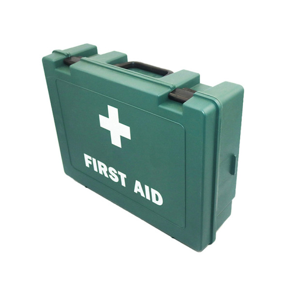 Health Care Medical Hot Sale Portable Round Corner Medical First Aid Plastic Box First Aid Kit with Supplies