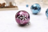 BSCI factory best sale plastic christmas ball decoration