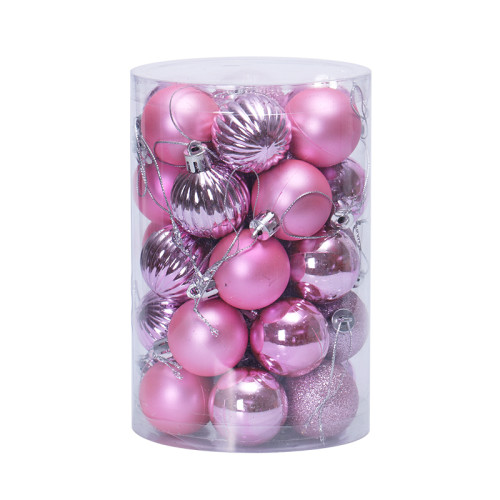 new colour Christmas plastic ball set for Xmas tree decoration