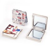 2021 square custom your logo makeup mirror compact wholesale compact mirror