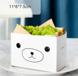 Wholesale Bread Cake Box For Sandwich Packaging Steak Packaging Baked puff Food Box