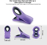 Custom Assorted Colors Airtight Seal Magnetic Plastic Chip Food Sealing Bag Clips With Magnet