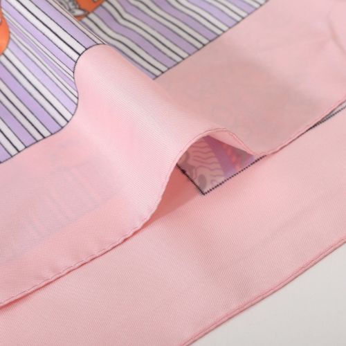 New Summer Silk Scarf Female Japanese Twill Silk Sunscreen Retro Nation Printing Shawl Large Size Scarf