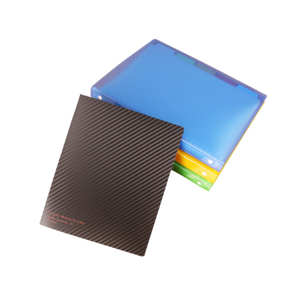 Custom A5 PP Plastic School Display Book Spiral Tab Notebook Divider File Folder