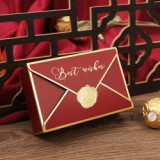 Paper wedding candy gift packaging folding envelope packaging paper box
