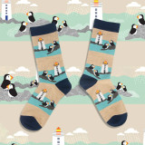 2021 Mens Funky Bakery Novelty Colorful Happy Dress Socks Assorted Designs
