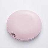 LED double sided power bank pocket mirror for travel makeup vanity hollywood lighting mirror