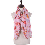 Wholesale high-quality various colors modern silk 90*180cm square printing scarf ladies