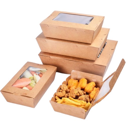 48 oz 1350 ml  kraft cardboard boxes paper meal boxes