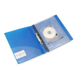Hot sale a5 plastic pp cover office 2 ring binder file folder,clear document file bag with button