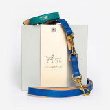 Custom logo 2 pieces cardboard toys dog collar gift packaging box for pet accessories